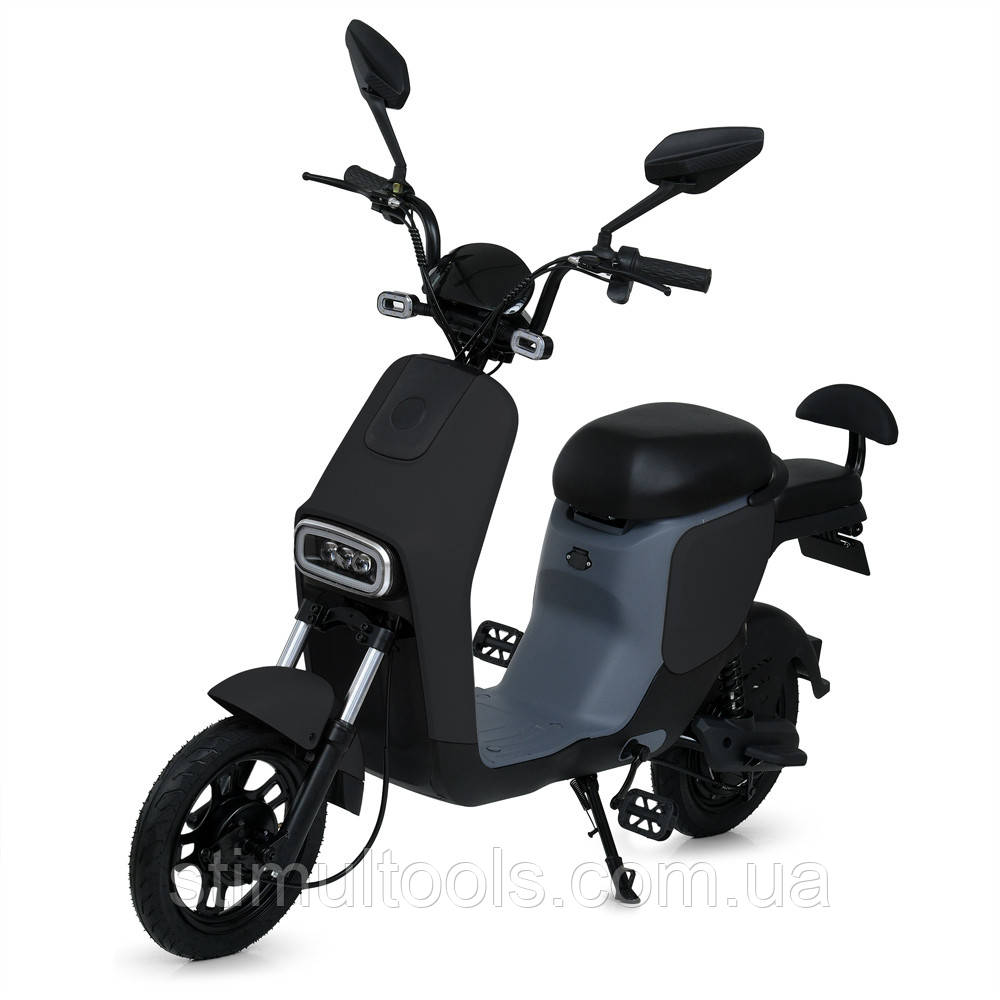 Електроскутер Prof1 MES 1023-1 OSHIKA/BAT чорний двигун 500 Вт, фото 1