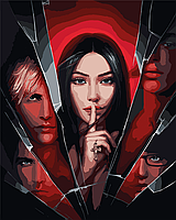 Картина за номерами Секрет небес Реквієм Клуб Романтики 40х50 см Вінні (W1043)