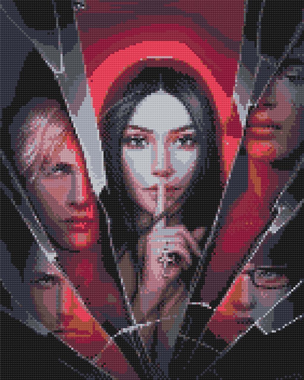 Алмазна мозаїка Клуб романтики Секрет небес реквієм Дракула 40х50 см Орігамі (OD6003), фото 1