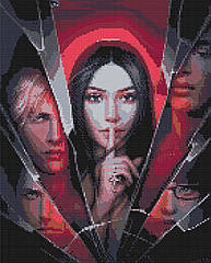 Алмазна мозаїка Клуб романтики Секрет небес реквієм Дракула 40х50 см Орігамі (OD6003)