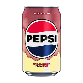 Напій Pepsi зі смаком вершків Без цукру 330мл