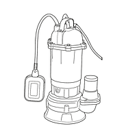 Насос заглибний дренажно-фекальний Vitals aqua KCG 1118w