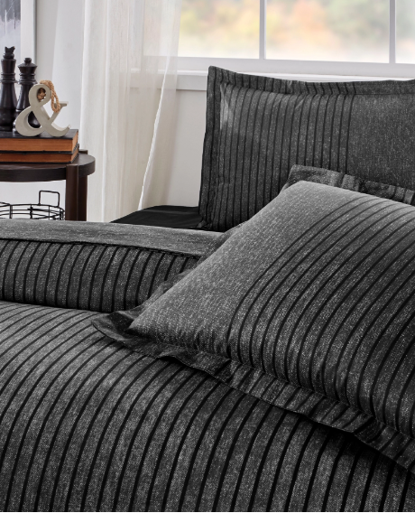 Комплект постільної білизни FITTED KING ANTRASIT NOIR, євро на резинці OZDILEK