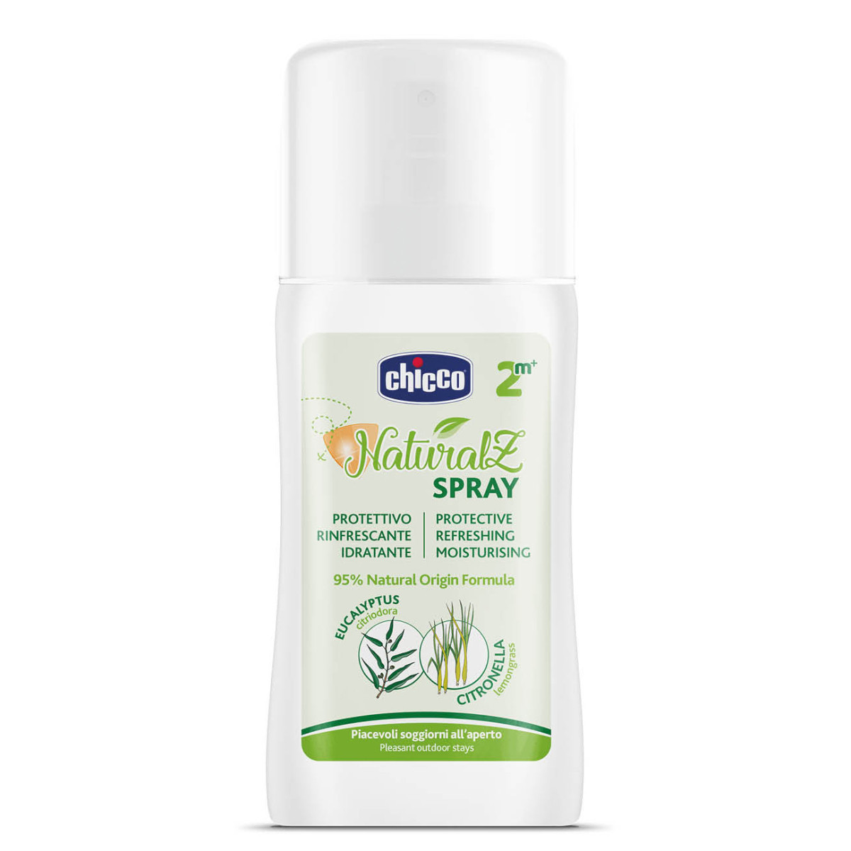 Спрей захисний від комарів Chicco Naturalz, 100 мл (арт.11596.00)