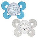 Пустушка Chicco Physio Comfort, силікон, 16-36 міс., 2 шт. (люмінесцентна, хлопчик)  (арт.74935.42.00.00), фото 2