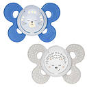 Пустушка Chicco Physio Comfort, силікон, 16-36 міс., 2 шт. (люмінесцентна, хлопчик)  (арт.74935.42.00.00), фото 3