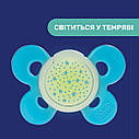 Пустушка Chicco Physio Comfort, силікон, 16-36 міс., 2 шт. (люмінесцентна, хлопчик)  (арт.74935.42.00.00), фото 9