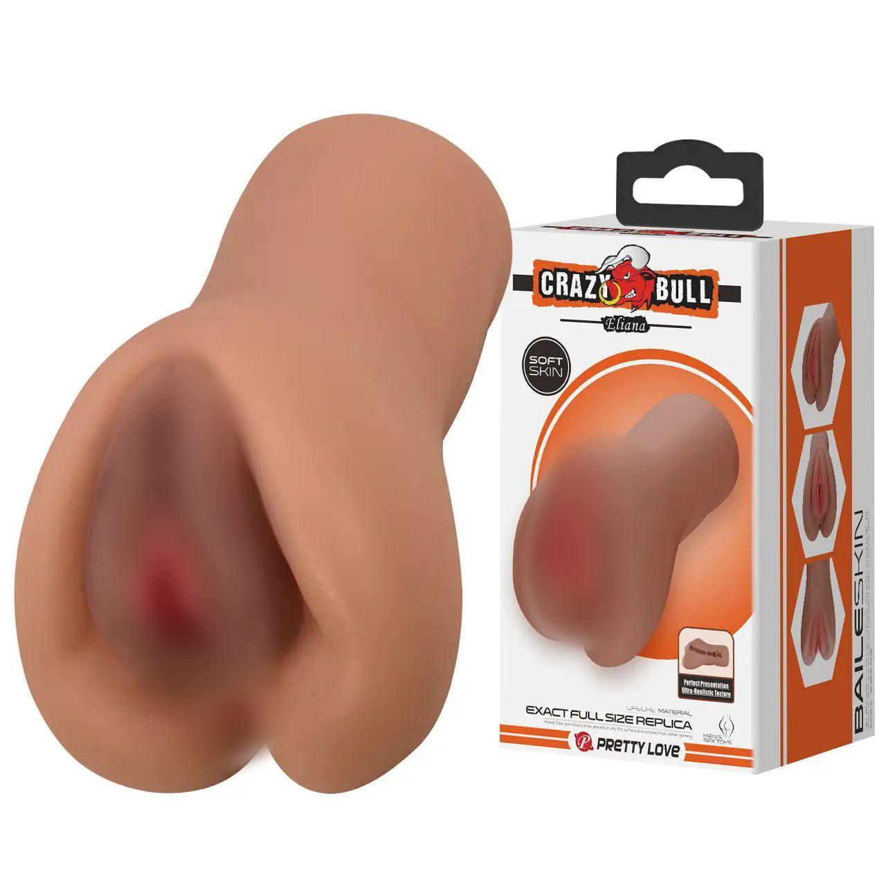 Crazy Bull realistic pussy masturbator Eliana Кітті
