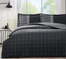 Комплект постільної білизни FITTED KING SIYAH NERA, євро на резинці OZDILEK