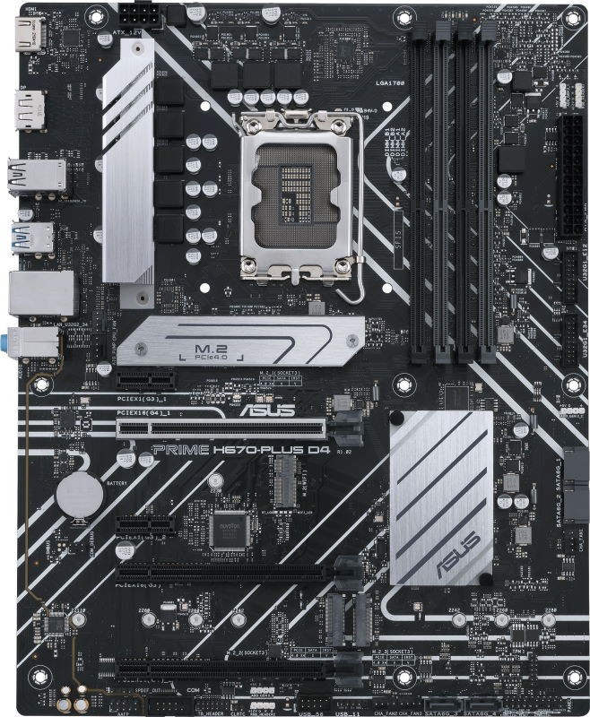 Материнська плата Asus PRIME H670-PLUS D4