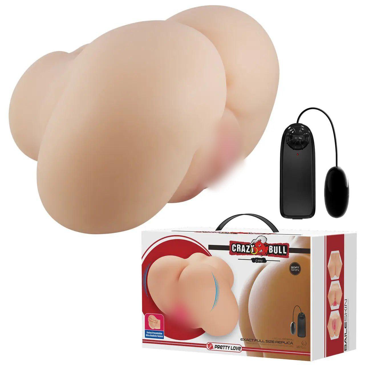 Crazy Bull vibro realistic pussy and ass masturbator Luna Flesh Кітті
