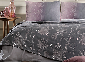 Комплект постільної білизни TK MOR DITSY фіолетовий, євро OZDILEK