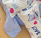 Набір дитячої постільної білизни з простирадлом Стіч Disney Stitch 150x200 см., фото 4