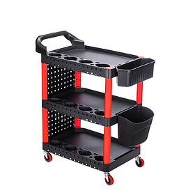 Багатофункціональний візок із полицями Kraft&Dele KD1076 пластиковий візок для інструменту