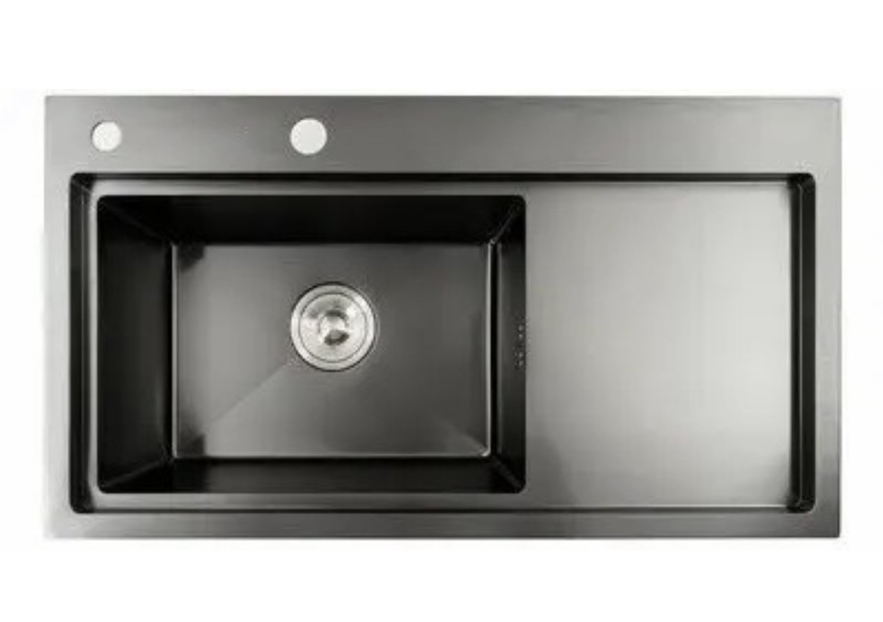 Кухонна мийка Handmade dante 78х43х22 см з нержавіючої сталі, чорний