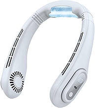 Портативний Вентилятор  для шиї бездротовий Ураган 3000 мА-г