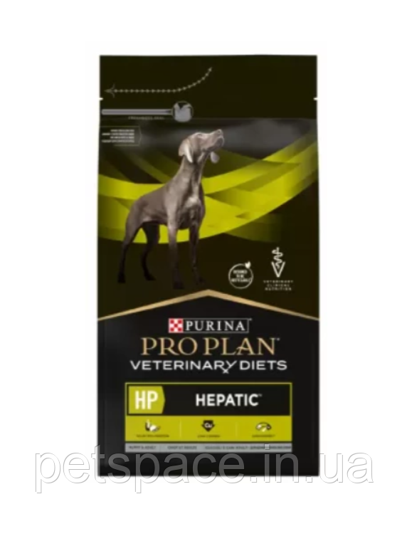 Сухий корм Pro Plan Veterinary Diets HP Hepatic для собак при хронічній печінковій недостатності, 3 кг.