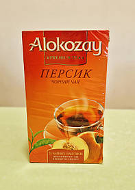 Чай Alokozay Персик 25 пакетів чорний