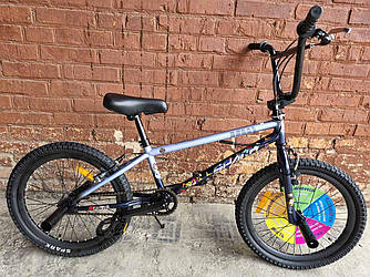 Велосипед трюковий 20 SPARK BMX BS201 рама HI-TEN, сірий