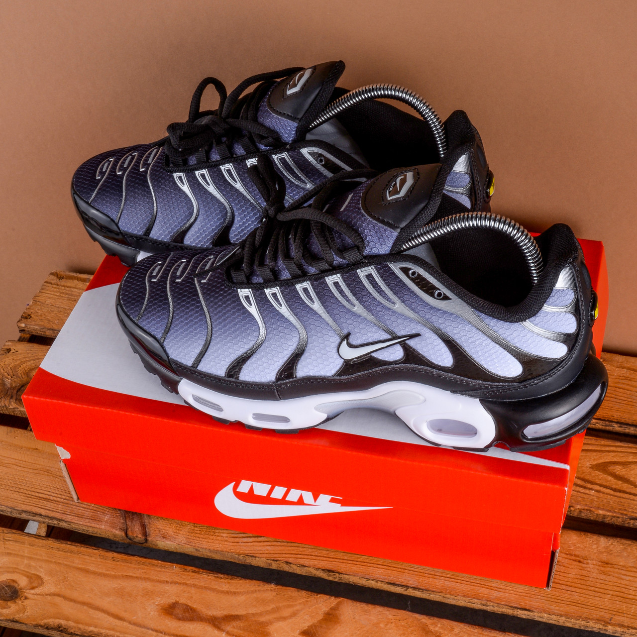 Чоловічі Кросівки Nike Air Max TN чорні з сірим