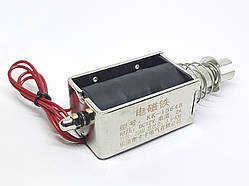 Електромагнітний соленоїд KK-1564B 12V засувка замок