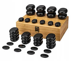 Набір базальтових каменів для масажу 36 шт