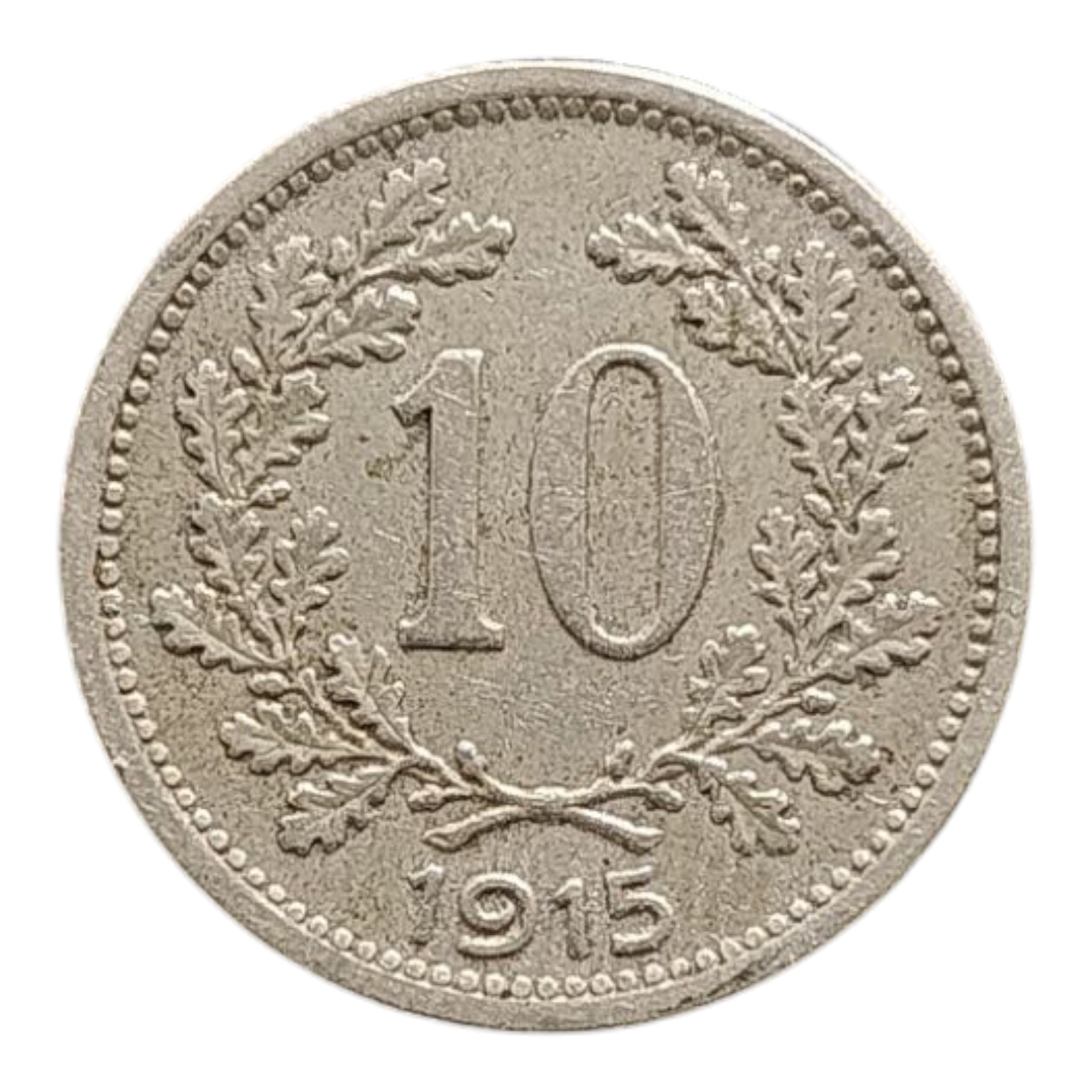 Австрія 10 гелерів, 1915