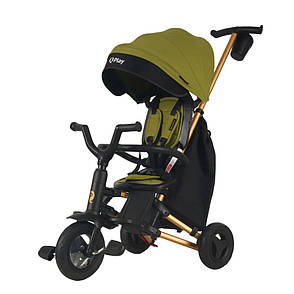Велосипед складаний триколісний Qplay Nova+ Rubber Matt (Military Green), фото 1