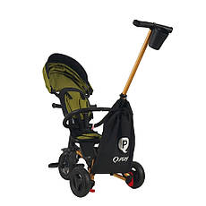 Велосипед складаний триколісний Qplay Nova+ Rubber Matt (Military Green), фото 5