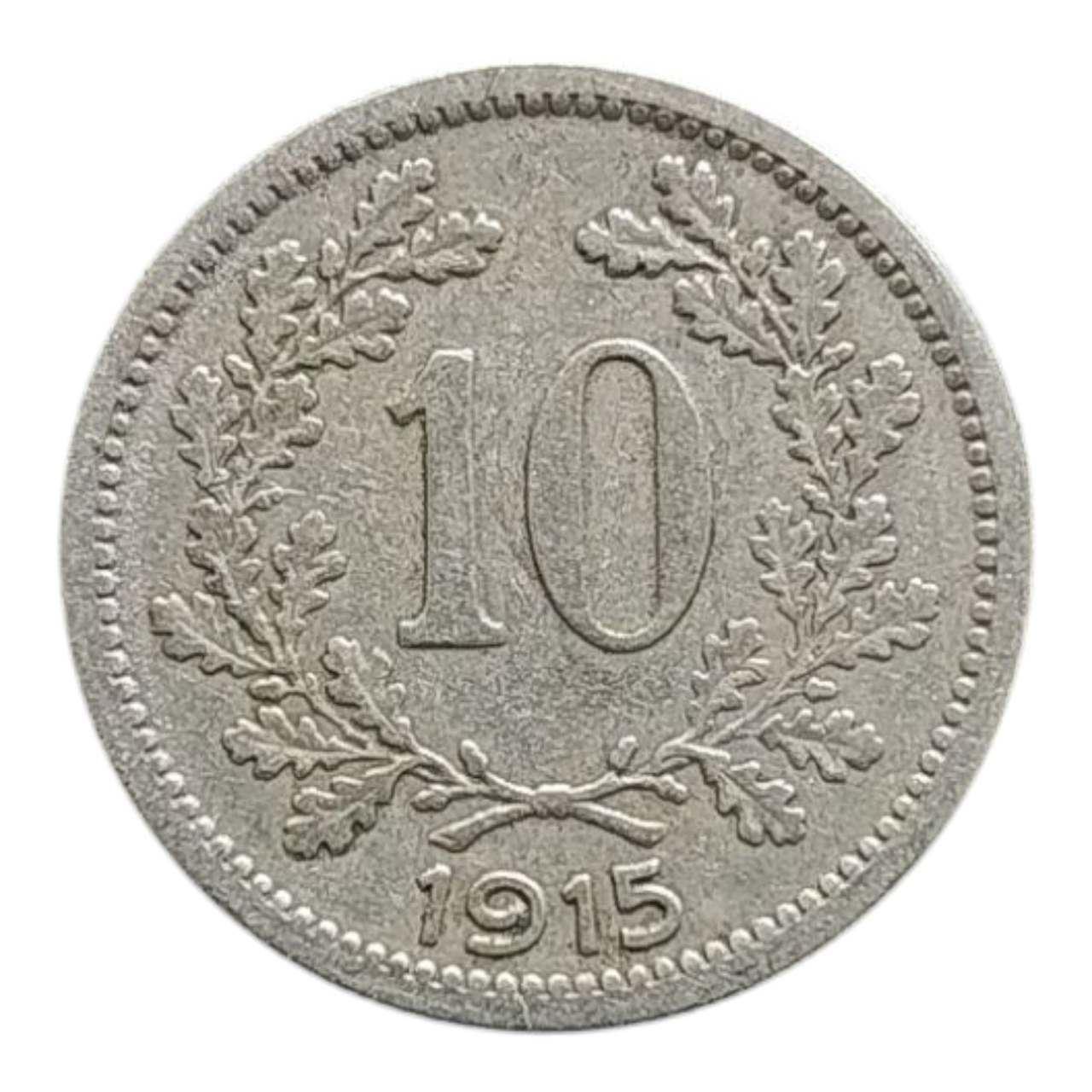 Австрія 10 гелерів, 1915