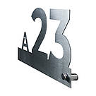 Адресна табличка з назвою вулиці та номером АТН-5 600,4×131×1мм, фото 3