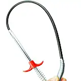 Висувна труба щуп, гнучкий кіготь для прочищення труб, каналізації 60 см., фото 7