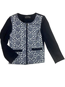 Жакет для дівчинки Zironka  з візерунком, розмір 122 темно-синій