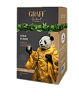 Чорний чай пуер з мандарином Graff Граф Золотий Пуер картон 80 г