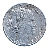 Італія 5 лір, 1950, фото 3