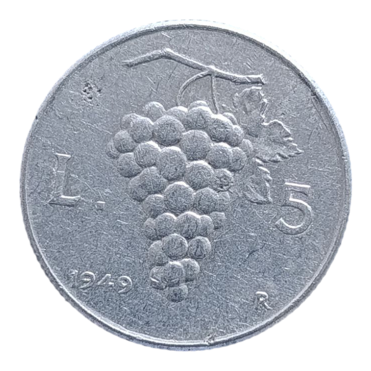 Італія 5 лір, 1949