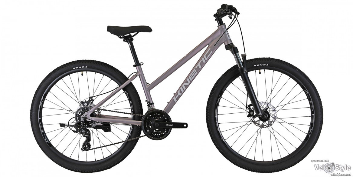 Велосипед жіночий KINETIC VESTA сірий (мат/перл) колеса 27,5" рама 15" | 2025, фото 1