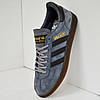 Чоловічі кросівки Adidas Handball Spezial Grey Взуття Адідас Спеціал Спешл сірі замшеві кеди низькі весна осінь спортивні, фото 8