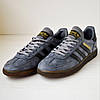 Чоловічі кросівки Adidas Handball Spezial Grey Взуття Адідас Спеціал Спешл сірі замшеві кеди низькі весна осінь спортивні, фото 7