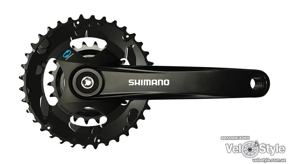 Шатуни Shimano FC-M315 170мм 36X22 чорний 7-8ск