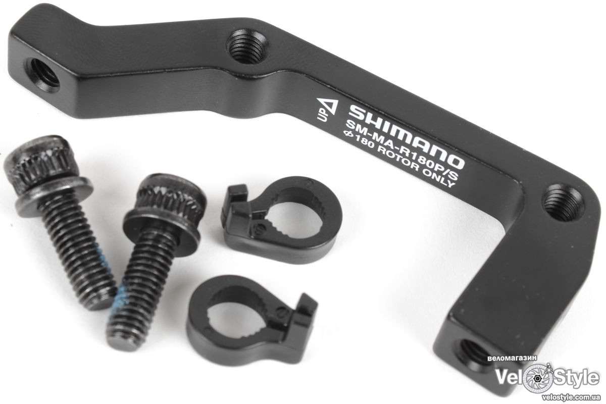 Адаптер для дисків гальм, заднів Shimano SM-MA-R180PSA, ротора 180 мм, International Standard, фото 1