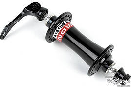 Втулка передня MTB Novatec A141SB, промпідшипники, чорна -36H