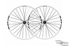 Колеса Shimano WH-MT15, МТВ білі, передн+задн 8-9зв. для дисків гальм, Center Lock 26"