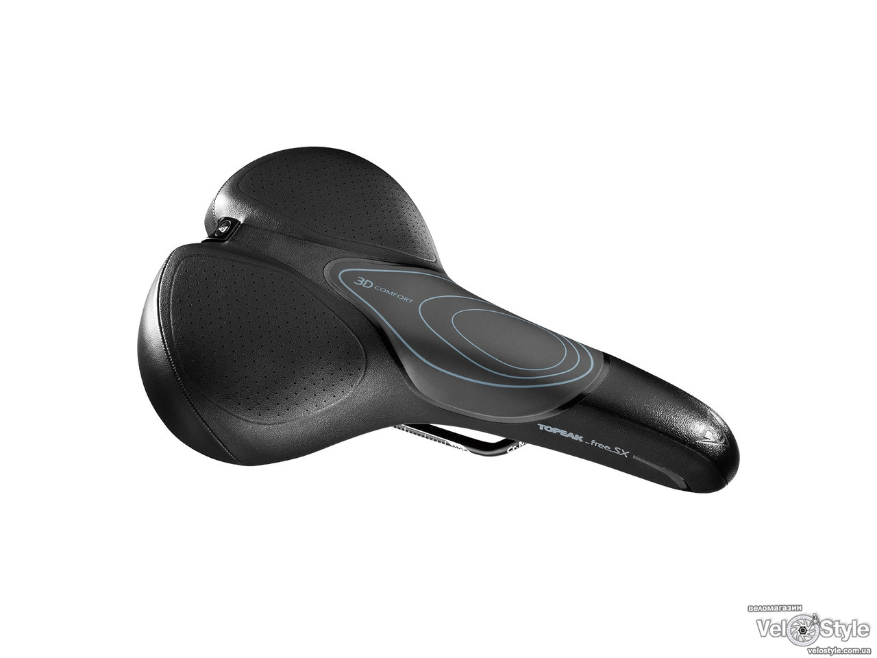 Сідло Topeak Free_SX 3D Comfort чорне TS-SX01, фото 1