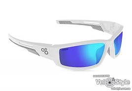 Окуляри OnRide Point фільтр Revo Blue матовий білий-сірий 69315110070