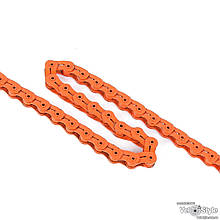 Велосипедний ланцеюг BMX Trial Single Speed KENCH KH-CN-02-Orange Light Half link