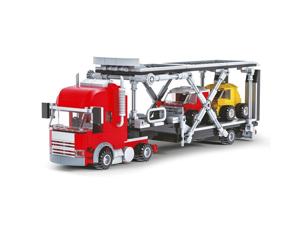 Конструктор KB 6003 трейлер, машини, фото 1