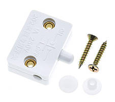 Сенсорний дверний перемикач для шаф і гардеробів, автоматичний вимикач освітлення - білий