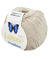Lanoso Papilon 999  50% бавовна - 50% віскоза