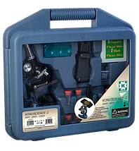 Біологічний zoom-мікроскоп Konus Konuscience-2 | Дитячий комплект для мікроскопії з набором для дослідів в кейсі, фото 5